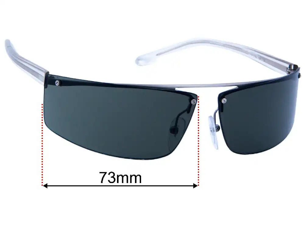 Prada SPR 65C 73mm Replacement Lenses by Sunglass Fix™